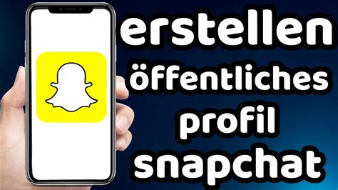 snap öffentliches profil|Erste Schritte